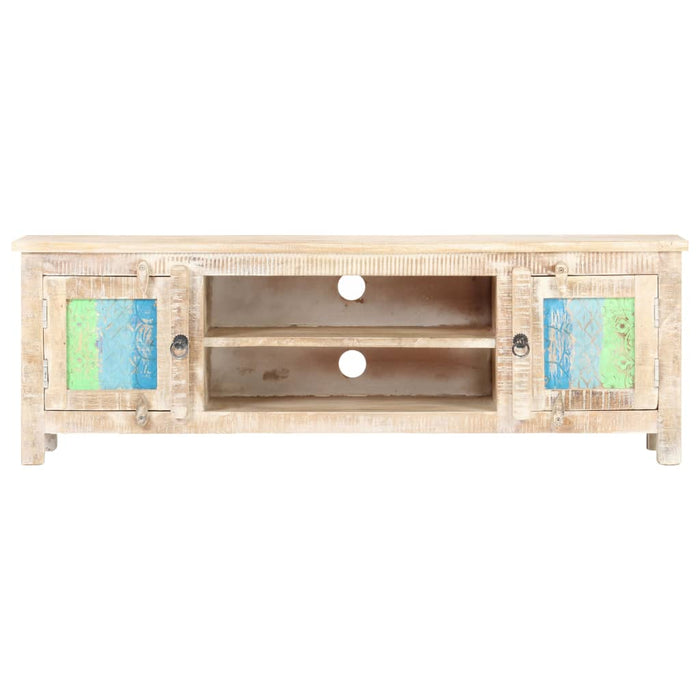 Comodă TV, 120 x 30 x 40 cm, lemn de acacia nefinisat - WALTI WALTI