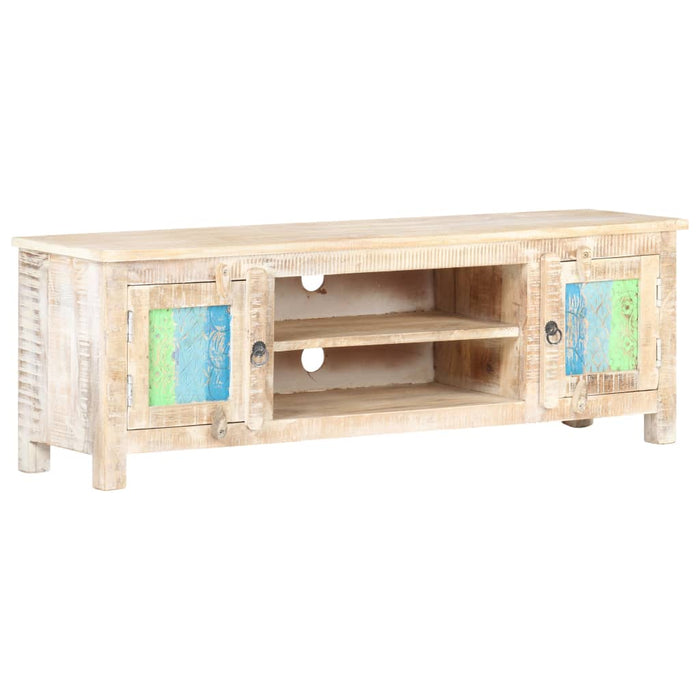 Comodă TV, 120 x 30 x 40 cm, lemn de acacia nefinisat - WALTI WALTI