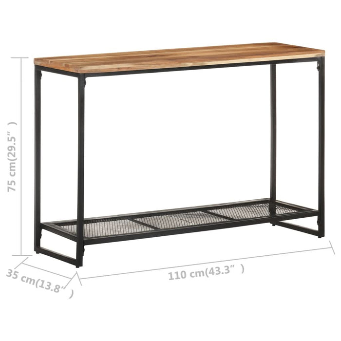Masă consolă, 110 x 35 x 75 cm, lemn masiv de acacia - WALTI WALTI