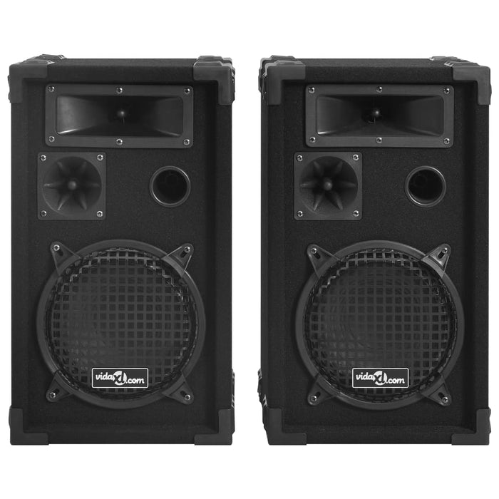 Boxe Hifi pasive de scenă profesionale, 2 buc., negru, 800 W - WALTI WALTI