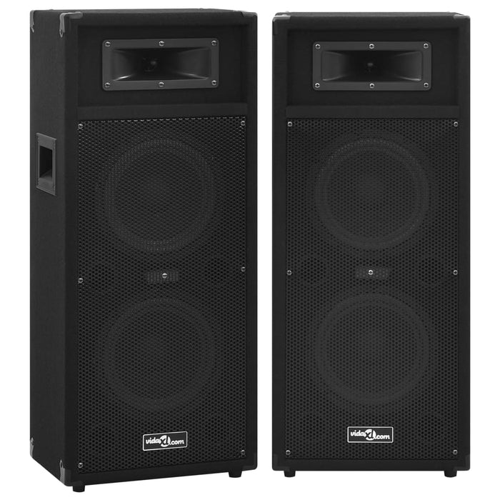 Boxe Hifi pasive de scenă profesionale, 2 buc., negru, 1000 W - WALTI WALTI