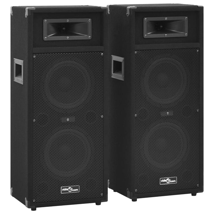 Boxe Hifi pasive de scenă profesionale, 2 buc., negru, 1000 W - WALTI WALTI
