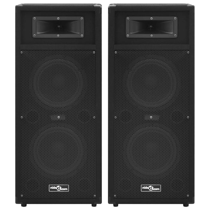 Boxe Hifi pasive de scenă profesionale, 2 buc., negru, 1000 W - WALTI WALTI