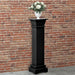 Suport plante clasic formă stâlp pătrat negru 17x17x66 cm MDF - WALTI WALTI