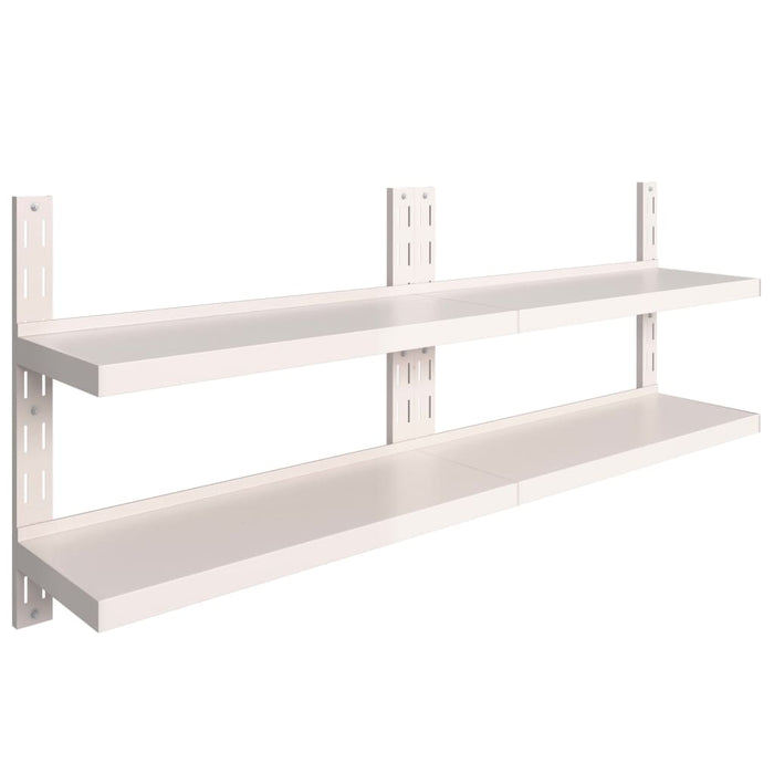 Rafturi suspendate 2 niveluri 2 buc. 200x30 cm oțel inoxidabil - WALTI WALTI