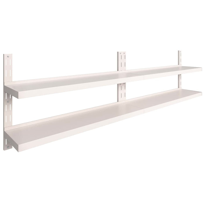 Rafturi suspendate 2 niveluri 2 buc. 300x30 cm oțel inoxidabil - WALTI WALTI