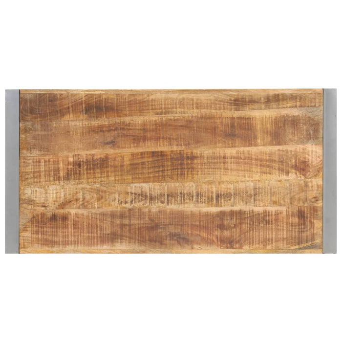 Masă de bucătărie, 120x60x75 cm, lemn masiv de mango nefinisat WALTI