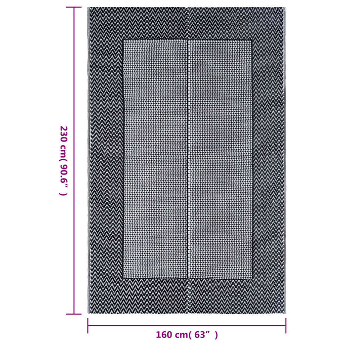 Covor de exterior, ARAKIL gri, 160x230 cm, PP - WALTI WALTI
