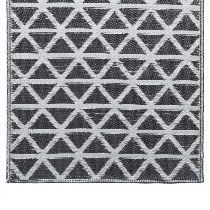 Covor de exterior, ARAKIL negru, 160x230 cm, PP - WALTI WALTI