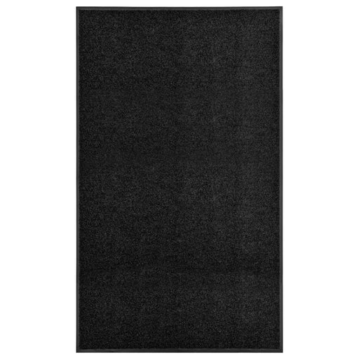 Covoraș de ușă lavabil, negru, 90 x 150 cm - WALTI WALTI