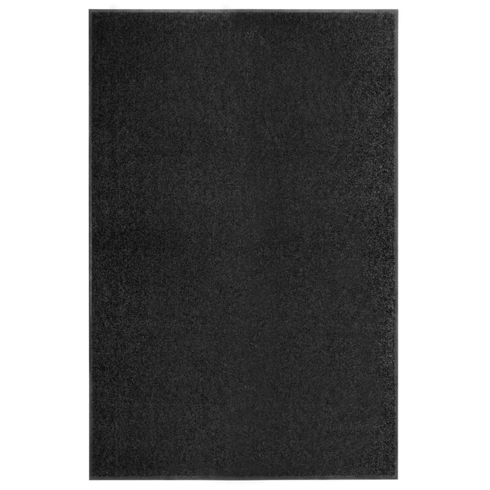 Covoraș de ușă lavabil, negru, 120 x 180 cm - WALTI WALTI