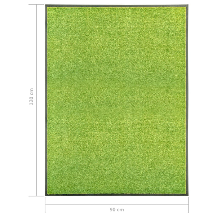 Covoraș de ușă lavabil verde 90x120 cm - WALTI WALTI