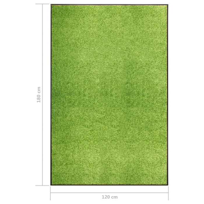Covoraș de ușă lavabil, verde, 120 x 180 cm - WALTI WALTI