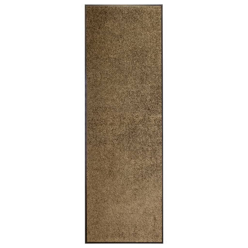 Covoraș de ușă lavabil, maro, 60 x 180 cm - WALTI WALTI