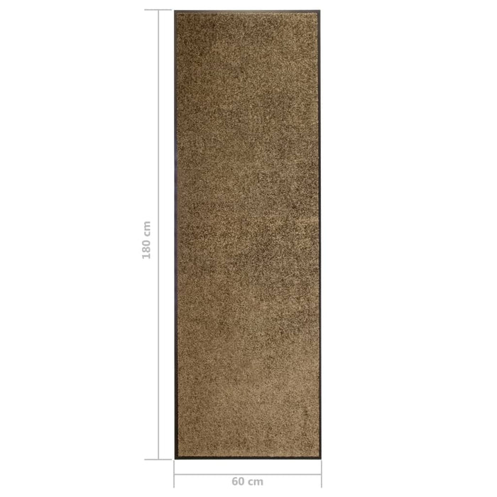 Covoraș de ușă lavabil, maro, 60 x 180 cm - WALTI WALTI