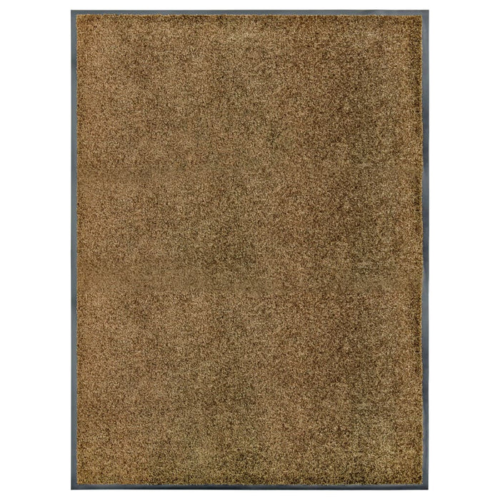 Covoraș de ușă lavabil, maro, 90 x 120 cm - WALTI WALTI