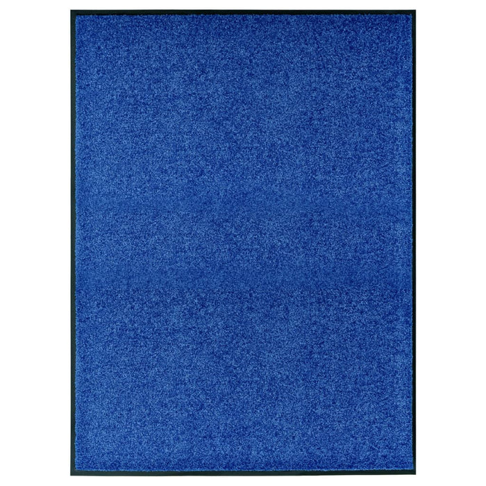 Covoraș de ușă lavabil, albastru, 90 x 120 cm - WALTI WALTI