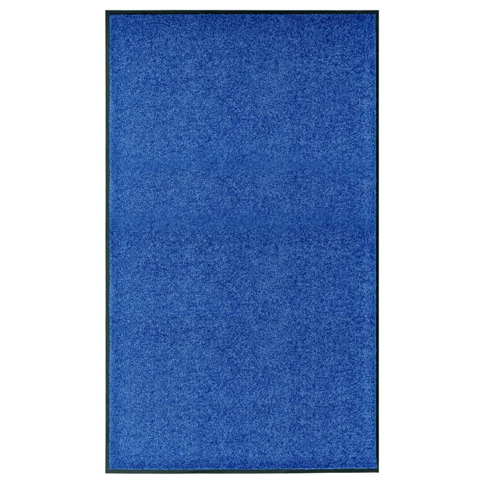 Covoraș de ușă lavabil albastru 90x150 cm - WALTI WALTI
