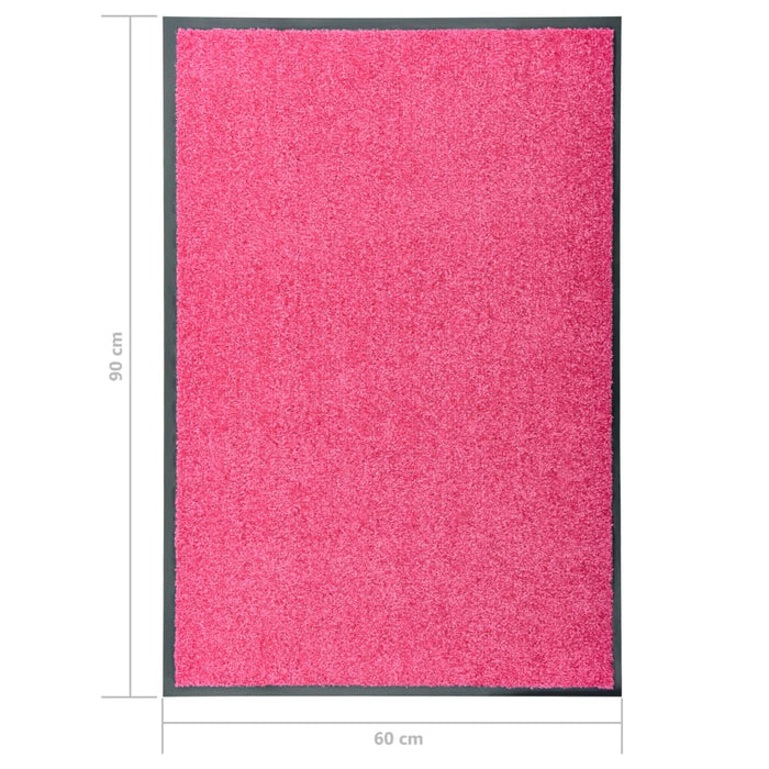 Covoraș de ușă lavabil, roz, 60 x 90 cm - WALTI WALTI