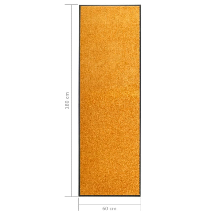 Covoraș de ușă lavabil, portocaliu, 60 x 180 cm - WALTI WALTI