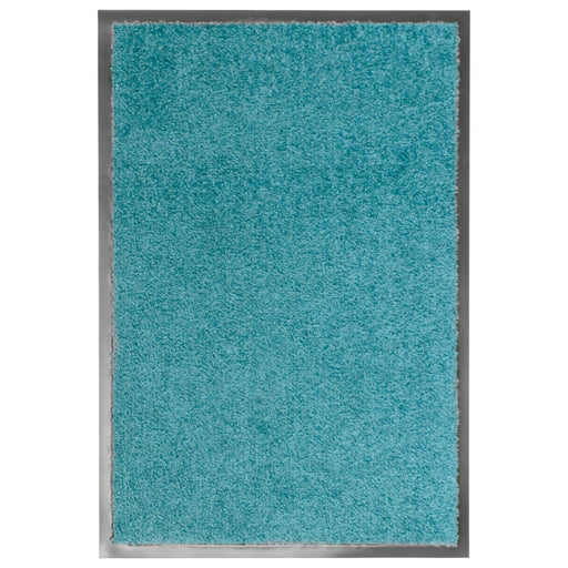 Covoraș de ușă lavabil, cyan, 40 x 60 cm - WALTI WALTI