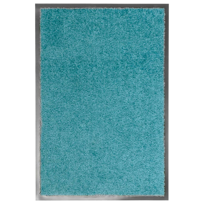 Covoraș de ușă lavabil, cyan, 40 x 60 cm - WALTI WALTI