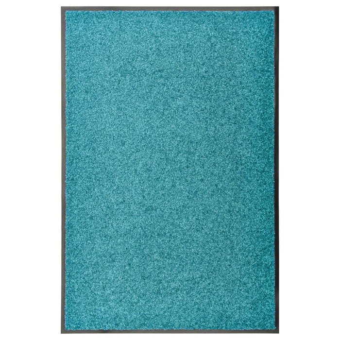 Covoraș de ușă lavabil, cyan, 60 x 90 cm - WALTI WALTI