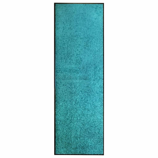 Covoraș de ușă lavabil, cyan, 60 x 180 cm - WALTI WALTI