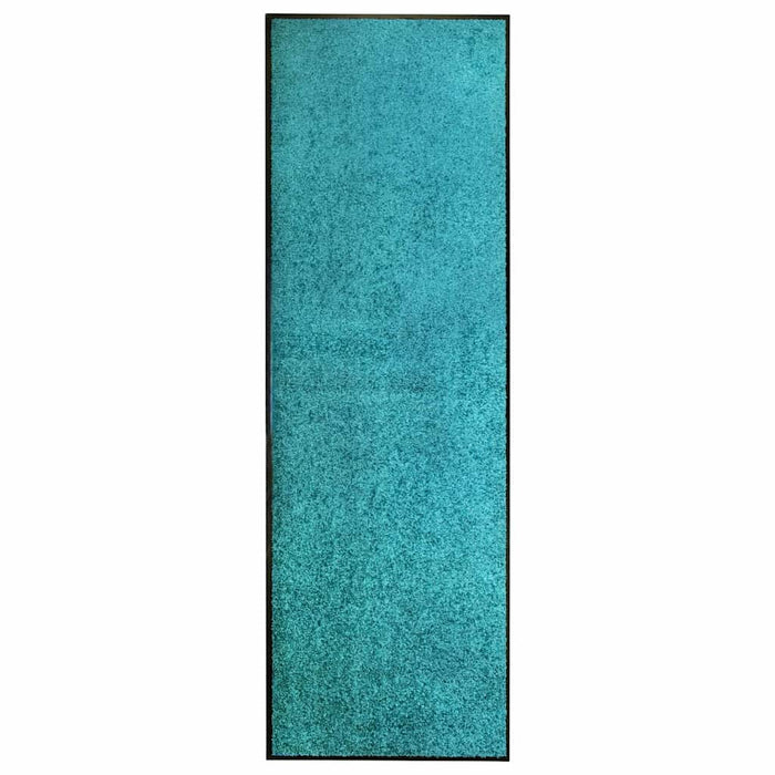 Covoraș de ușă lavabil, cyan, 60 x 180 cm - WALTI WALTI