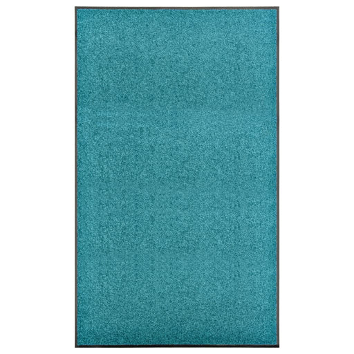 Covoraș de ușă lavabil, cyan, 90 x 150 cm - WALTI WALTI