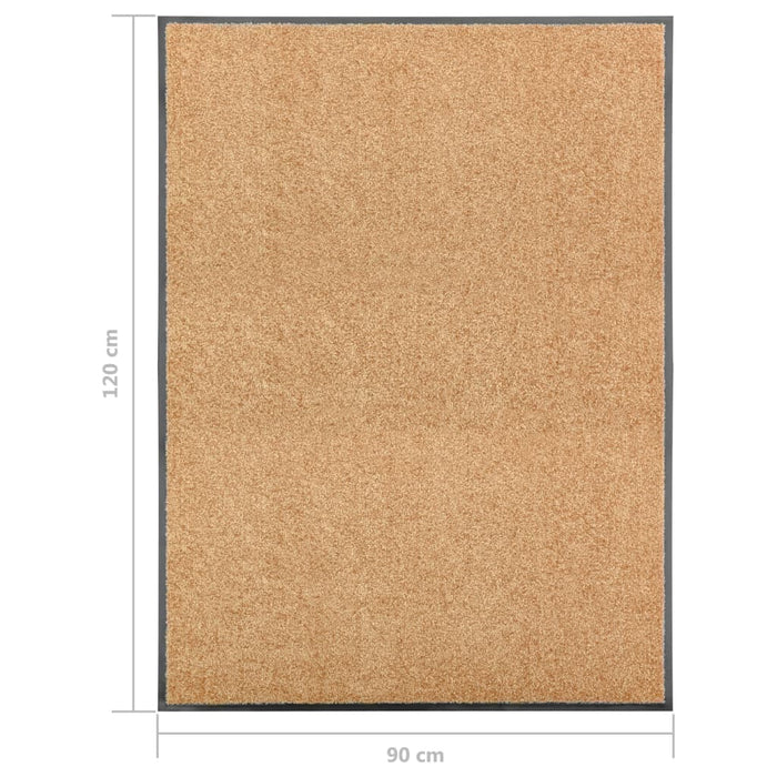 Covoraș de ușă lavabil crem 90x120 cm - WALTI WALTI