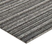 Covor 20 pcs Anthracit în dungi 50 x 50 cm 100% polipropilenă - WALTI WALTI