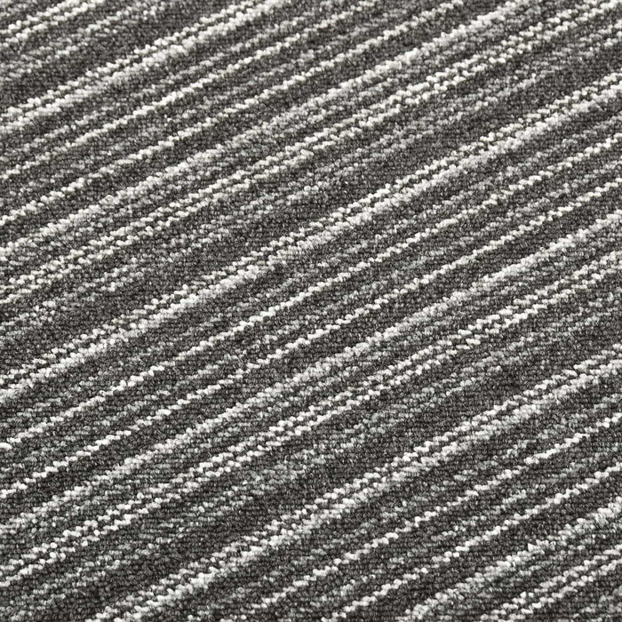 Covor 20 pcs Anthracit în dungi 50 x 50 cm 100% polipropilenă - WALTI WALTI