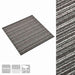Covor 20 pcs Anthracit în dungi 50 x 50 cm 100% polipropilenă - WALTI WALTI