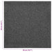 Covor 20 pcs Antracit 50 x 50 cm 100% polipropilenă - WALTI WALTI