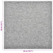 Covor 20 pcs Gri deschis 50 x 50 cm 100% polipropilenă - WALTI WALTI