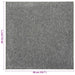 Covor 20 pcs Gri 50 x 50 cm 100% polipropilenă - WALTI WALTI