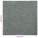 Covor 20 pcs Verde 50 x 50 cm 100% polipropilenă - WALTI WALTI