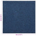 Covor 20 pcs Albastru închis 50 x 50 cm 100% polipropilenă - WALTI WALTI