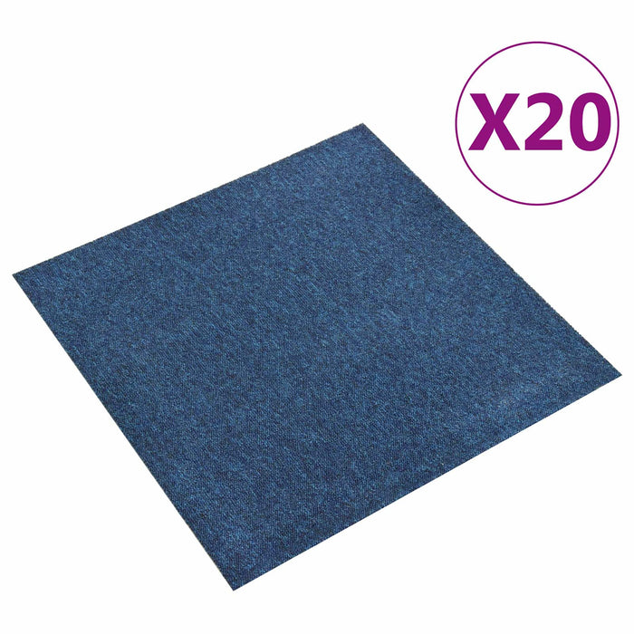 Covor 20 pcs Albastru închis 50 x 50 cm 100% polipropilenă - WALTI WALTI