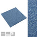 Covor 20 pcs albastru 50 x 50 cm 100% polipropilenă - WALTI WALTI