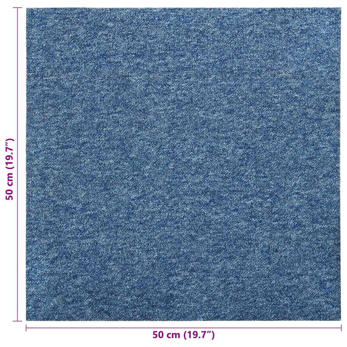 Covor 20 pcs albastru 50 x 50 cm 100% polipropilenă - WALTI WALTI