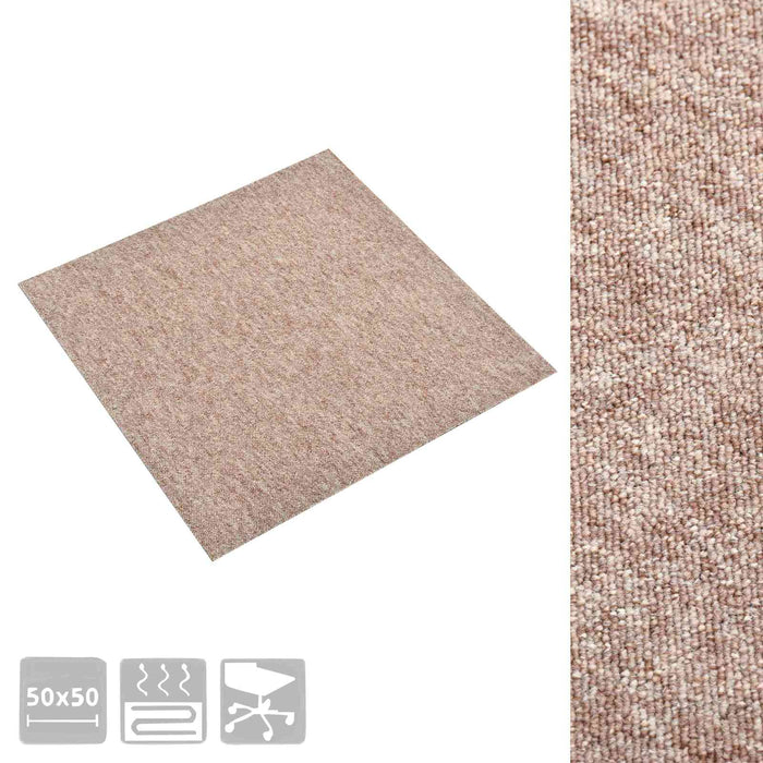 Covor 20 pcs Bej 50 x 50 cm 100% polipropilenă - WALTI WALTI