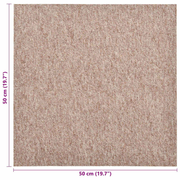 Covor 20 pcs Bej 50 x 50 cm 100% polipropilenă - WALTI WALTI