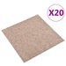 Covor 20 pcs Bej 50 x 50 cm 100% polipropilenă - WALTI WALTI