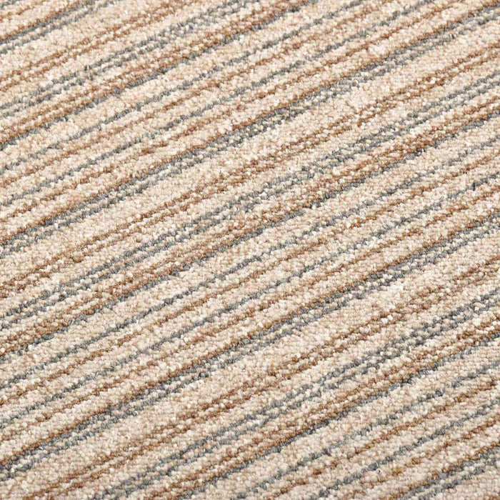 Covor 20 pcs Bej în dungi 50 x 50 cm 100% polipropilenă - WALTI WALTI