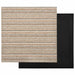 Covor 20 pcs Bej în dungi 50 x 50 cm 100% polipropilenă - WALTI WALTI