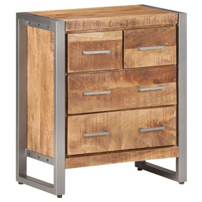 Dulap, 60x35x70 cm, lemn de mango nefinisat - WALTI WALTI