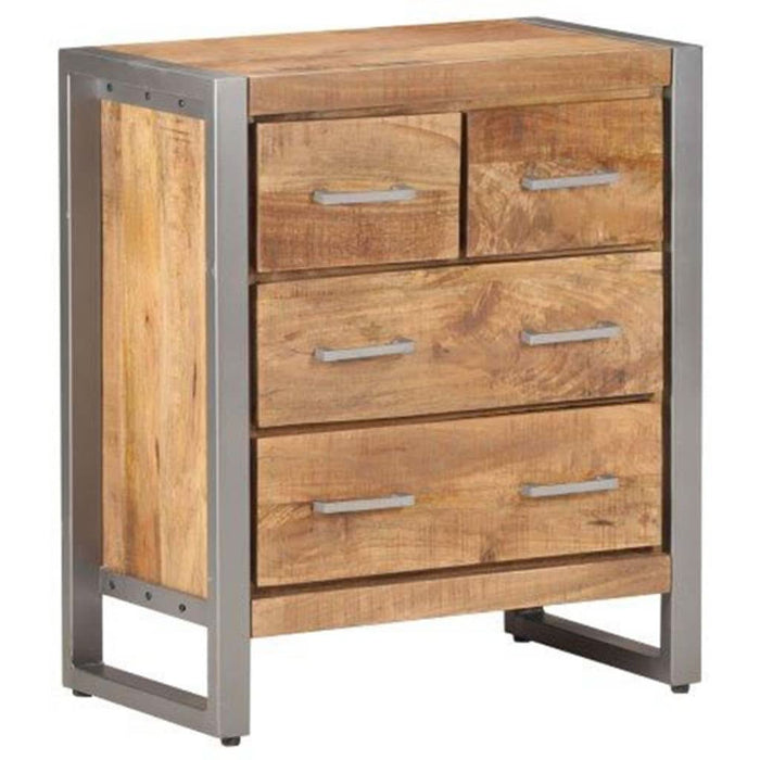 Dulap, 60x35x70 cm, lemn de mango nefinisat - WALTI WALTI