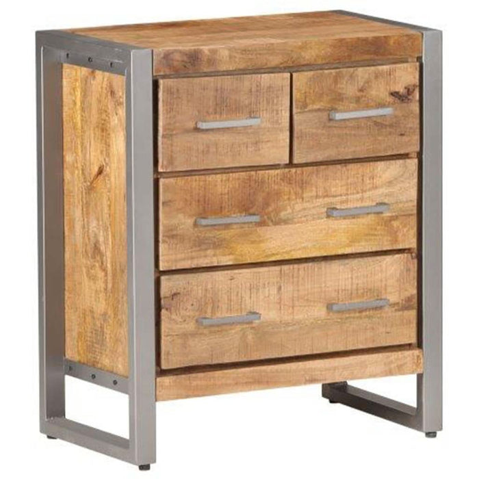 Dulap, 60x35x70 cm, lemn de mango nefinisat - WALTI WALTI